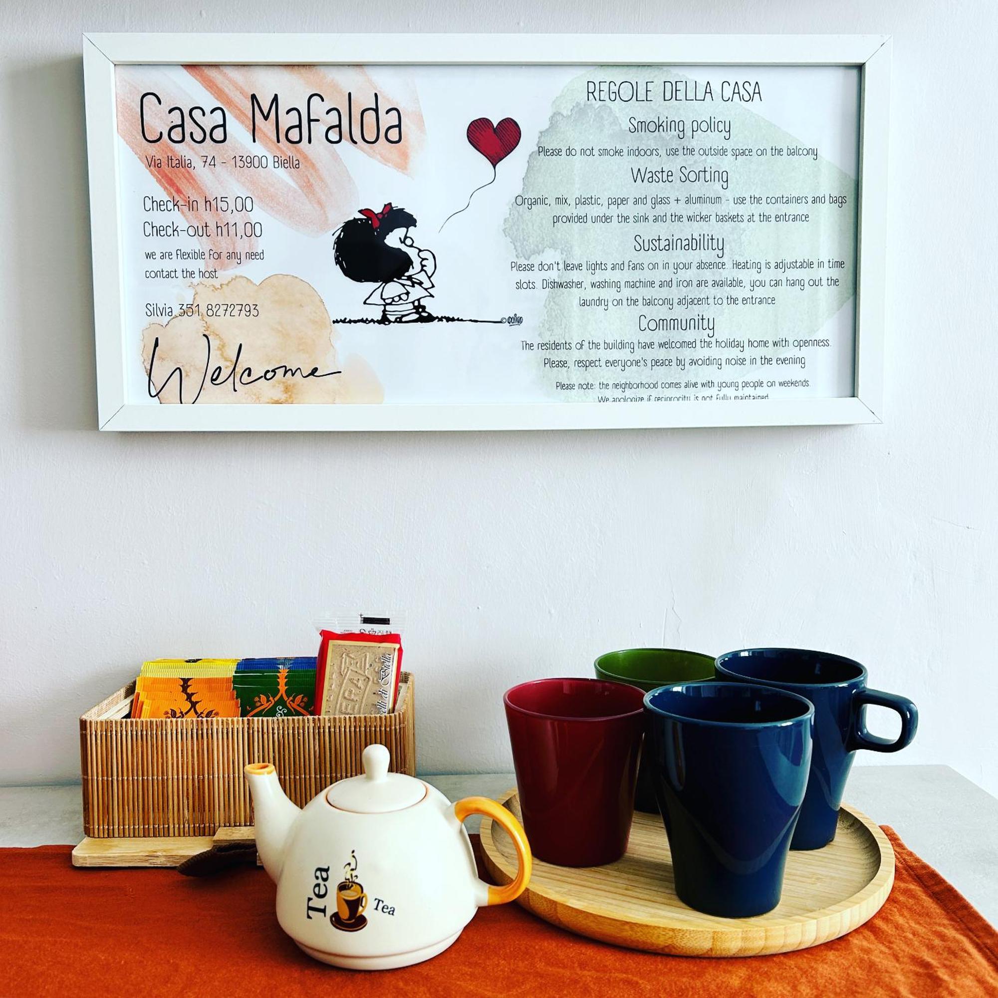 Casa Mafalda Trilocale In Centro Biella Eksteriør bilde